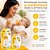 Kit Cimed João e Maria Baby: Mamadeira Fluxo Lento 120ml e Bico extra Para 0+Meses - Imagem 2