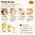 Kit Cimed João e Maria Baby: Mamadeira Fluxo Lento 120ml e Bico extra Para 0+Meses - Imagem 5