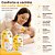 Kit Cimed João e Maria Baby: Mamadeira Fluxo Lento 120ml Para 0+Meses e Chupeta 0-6 Meses - Imagem 2