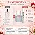 Kit Etleé Perfume Sweet Lychee Eau De Parfum 30ml e 10ml - Imagem 4
