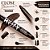Lápis Retrátil Para Olhos Perfect Precision Rk By Kiss Dark Brown A Prova D'agua - Imagem 4