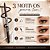 Lápis Retrátil Para Olhos Perfect Precision Rk By Kiss Dark Brown A Prova D'agua - Imagem 5