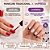Unhas Autocolantes Kiss Ny Impress The No Glue Mani Illusion Ifm04 - Imagem 3