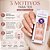 Unhas Autocolantes Kiss Ny Impress The No Glue Mani So French Kimm04 - Imagem 5