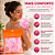 Esponja De Banho Proart Soft Duo Rosa Edb07bb - Imagem 2