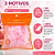 Esponja De Banho Proart Soft Duo Rosa Edb07bb - Imagem 4