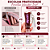 Glossy Balm Ruby Rose Wonder Iris Burgundy Brown Com Chaveiro Hb-l6413-3 - Imagem 4
