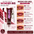 Glossy Balm Ruby Rose Wonder Iris Burgundy Brown Com Chaveiro Hb-l6413-3 - Imagem 6