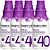 Kit Beira Alta Água Oxigenada: 40 Volumes C/4 900ml - Imagem 1