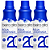 Kit Beira Alta Água Oxigenada: 20 Volumes C/3 90ml - Imagem 1