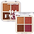 Paleta Multifuncional Jasmyne All Face Blush, Iluminador e Contorno C Ref.: J0156 - Imagem 1
