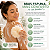 Esponja De Banho Proart Flower Nylon Branca Edb01bb - Imagem 2