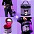 Necessaire Redonda Kuromi By Klass Vough Com Espelho Km01 - Imagem 4