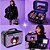 Maleta Mini Para Maquiagem Kuromi By Klass Vough Com Espelho Km03 - Imagem 5