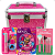 Kit Maquiagem Infantil Barbie CJT.3 Impala com Maleta Pink e Pincéis - Imagem 1