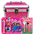 Kit Maquiagem Infantil Barbie Estilo e Brilho Impala com Maleta Pink e Pincéis - Imagem 1