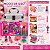 Kit Maquiagem Infantil Barbie CJT.1 Impala com Maleta Branca e Pincéis - Imagem 6