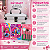 Kit Maquiagem Infantil Barbie CJT.1 Impala com Maleta Branca e Pincéis - Imagem 7