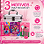 Kit Maquiagem Infantil Barbie CJT.3 Impala com Maleta Branca e Pincéis - Imagem 5