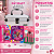 Kit Maquiagem Infantil Barbie CJT.3 Impala com Maleta Branca e Pincéis - Imagem 7