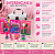 Kit Maquiagem Infantil Barbie Estilo e Brilho Impala com Maleta Branco e Pincéis - Imagem 4