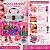 Kit Maquiagem Infantil Barbie Estilo e Brilho Impala com Maleta Branco e Pincéis - Imagem 6