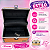 Kit Maquiagem Infantil Barbie CJT.1 Impala com Maleta Salmão e Pincéis - Imagem 3