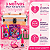 Kit Maquiagem Infantil Barbie CJT.3 Impala com Maleta Salmão e Pincéis - Imagem 5