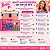 Kit Maquiagem Infantil Barbie Estilo e Brilho Impala com Maleta Salmão e Pincéis - Imagem 4
