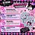 Luva De Banho Kuromi By Klass Vough Com 2 Unidades Km04 - Imagem 8
