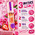 Colônia Ruby Kisses Feeling Euphoric Eau De Toilette Cabelo e Corpo Strawberry & Peony 30ml - Imagem 5
