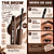 Máscara Para Sobrancelhas Ruby Rose The Brow Blend Bb40 Hb-e2514-4 - Imagem 2