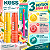 Kit Gel Dental Kess Whitelicious:Banana Ice e Pêssego Ice 60g + Escova Dental Kess Pro Cores Variadas 2087 - Imagem 4
