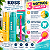 Kit Gel Dental Kess Whitelicious:Banana Ice e Classic Mint 60g + Escova Dental Kess Pro Cores Variadas 2087 - Imagem 4