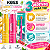 Kit Gel Dental Kess Whitelicious:Banana Ice e Melancia Ice 60g+Escova Dental Kess Pro Cores Variadas 2087 - Imagem 4