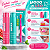 Kit Gel Dental Kess Whitelicious:Melancia Ice e Classic Mint 60g + Escova Dental Kess Pro Cores Variadas 2087 - Imagem 5