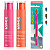 Kit Gel Dental Kess Whitelicious:Melancia Ice e Pêssego Ice 60g + Escova Dental Kess Pro Cores Variadas 2087 - Imagem 1