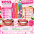 Kit Gel Dental Kess Whitelicious:Melancia Ice e Pêssego Ice 60g + Escova Dental Kess Pro Cores Variadas 2087 - Imagem 3
