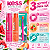 Kit Gel Dental Kess Whitelicious:Melancia Ice e Pêssego Ice 60g + Escova Dental Kess Pro Cores Variadas 2087 - Imagem 4