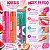 Kit Gel Dental Kess Whitelicious:Melancia Ice e Pêssego Ice 60g + Escova Dental Kess Pro Cores Variadas 2087 - Imagem 5