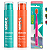 Kit Gel Dental Kess Whitelicious:Pêssego Ice e Classic Mint 60g + Escova Dental Kess Pro Cores Variadas 2087 - Imagem 1