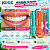 Kit Gel Dental Kess Whitelicious:Pêssego Ice e Classic Mint 60g + Escova Dental Kess Pro Cores Variadas 2087 - Imagem 3