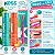 Kit Gel Dental Kess Whitelicious:Pêssego Ice e Classic Mint 60g + Escova Dental Kess Pro Cores Variadas 2087 - Imagem 5