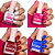 Kit Esmalte Impala Boca Rosa 10 Cores Efeito Gel 11ml - Imagem 3