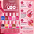 Kit Esmalte Impala Boca Rosa 10 Cores Efeito Gel 11ml - Imagem 8