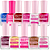 Kit Esmalte Impala Boca Rosa 10 Cores Efeito Gel + Top Coat 11ml - Imagem 1