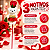 Flor Artificial de Plastico Rosa e Urso 38cm - Imagem 4