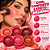 Kit Blush Cremoso Ruby Rose Pop Trend Com 6 Cores 7g - Imagem 2