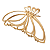 Piranha Para Cabelo Proart Gold Borboleta Grande Pdc46bb - Imagem 3