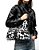 BOLSA COURO COW PRINT PRETO/BRANCO - Imagem 2